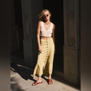 Free People Jackie Midi Skirt